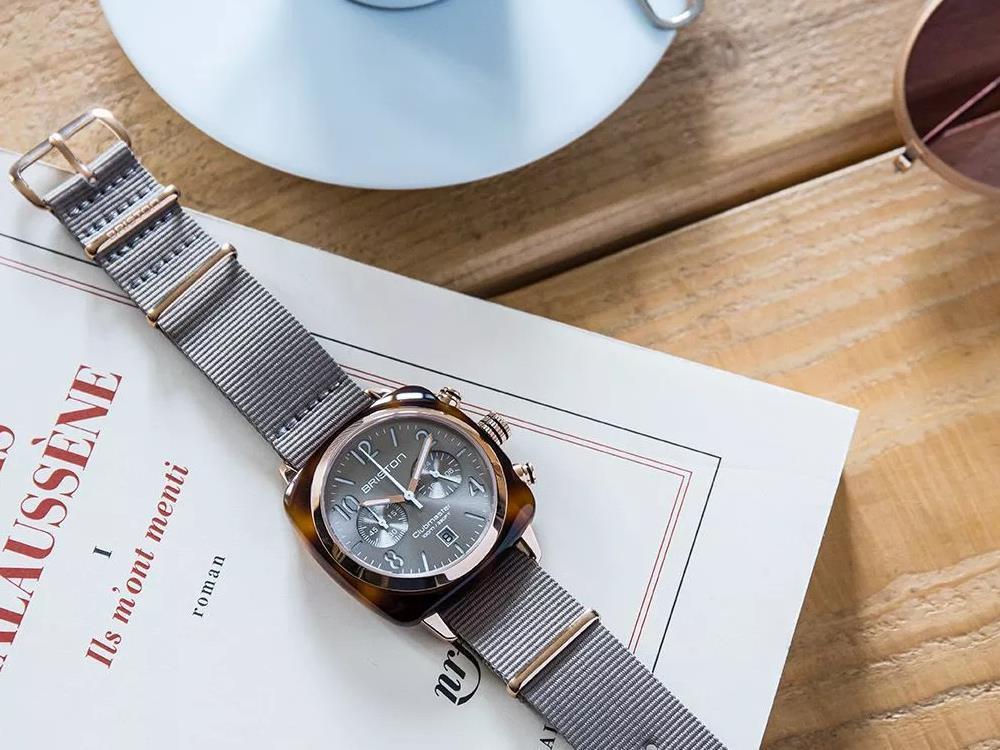 Montre à Quartz Briston Clubmaster Classic, Gris, 40 mm, 19140.PYA.T.30.NT