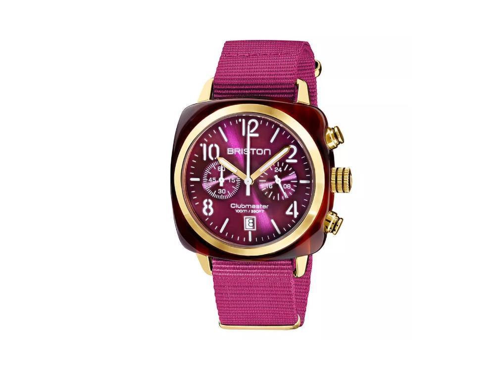 Montre à Quartz Briston Clubmaster Classic, Rosa, 40 mm, 19140.PYA.T.32.NC