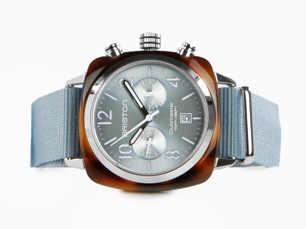 Montre à Quartz Briston Clubmaster Classic, Bleu, 40 mm, 19140.SA.T.25.NIB