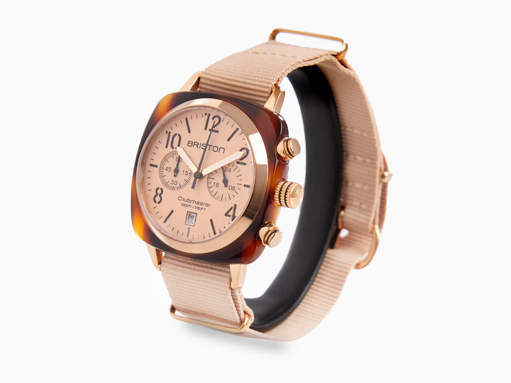 Montre à Quartz Briston Clubmaster Classic Terracotta, 40 mm, 20140.PRA.T.36.NTN