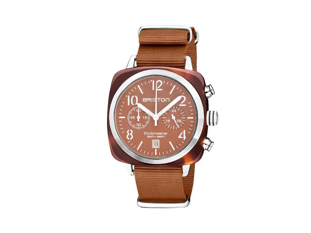 Montre à Quartz Briston Clubmaster Classic Terracotta, 40 mm, 20140.SA.T.38.NTC
