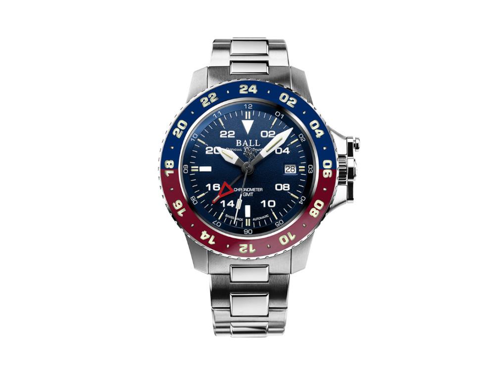 Montre Automatique Ball Engineer Hydro. AEROGMT II, Bleu, 40 mm, DG2118C-S9C-BE