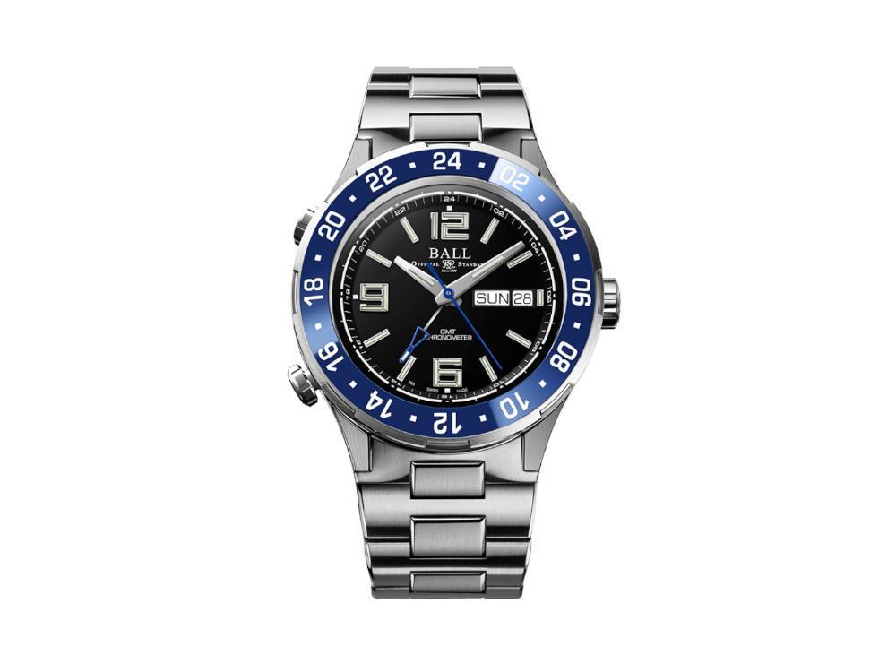 Montre Automatique Ball Roadmaster Marine GMT, Noir, 40 mm, DG3030B-S6CJ-BK