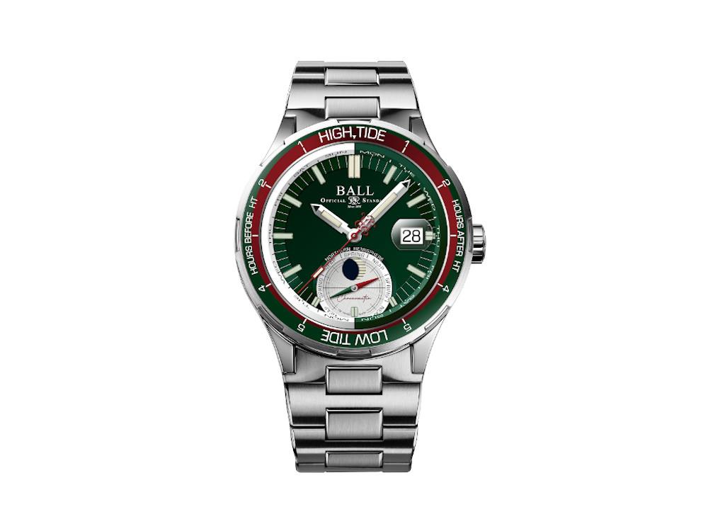 Montre Automatique Ball Roadmaster Ocean Explorer, Vert, 41 mm, DM3120C-S1CJ-GR