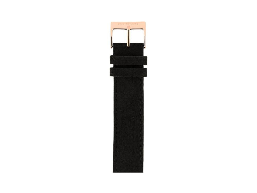 Bracelet en Suede, Noir, 18 mm, NLN18.PVDRG.B