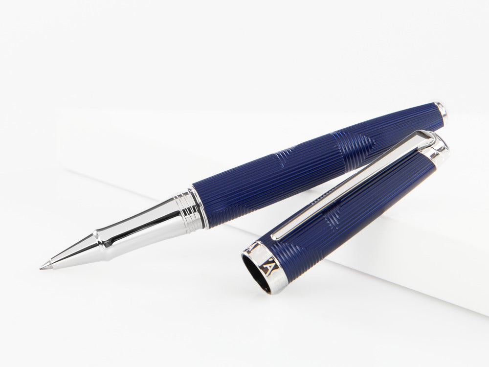Roller Caran d'Ache Léman Bleu Marin, Laque, Bleu, 4779.169