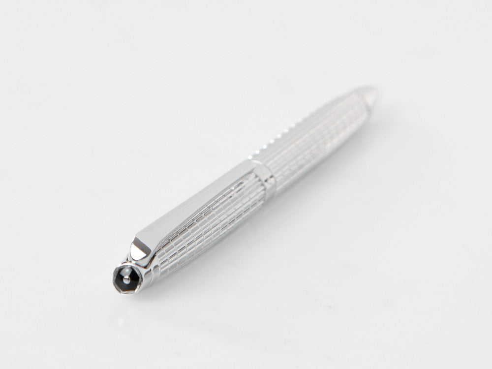 Stylo bille Caran d'Ache Léman Slim Lights, Rhodium, Argent, 4781.386