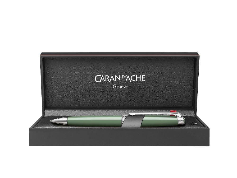 Stylo bille Caran d'Ache Léman Slim Léman Vert de Gris, Laiton, Vert, 4781.713