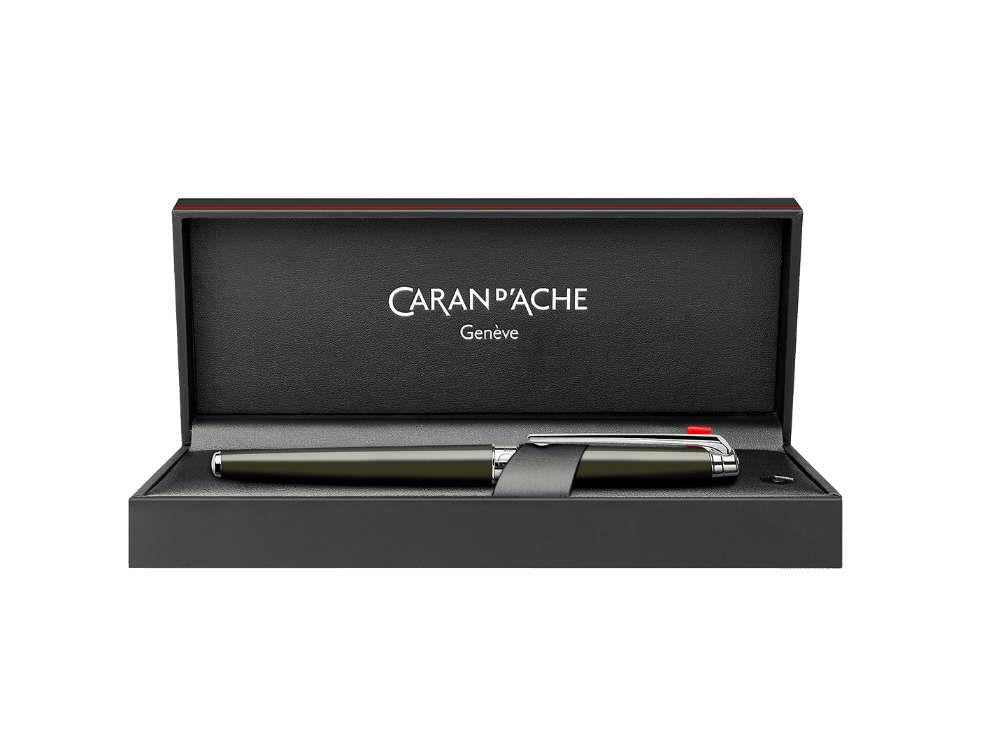 Stylo Plume Caran d'Ache Léman Slim Terre d’Ombre, Laque, Vert, 4791.016