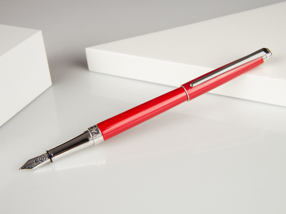 Stylo Plume Caran d´Ache Léman Slim Scarlet Red, Laque, Rouge, 4791.770