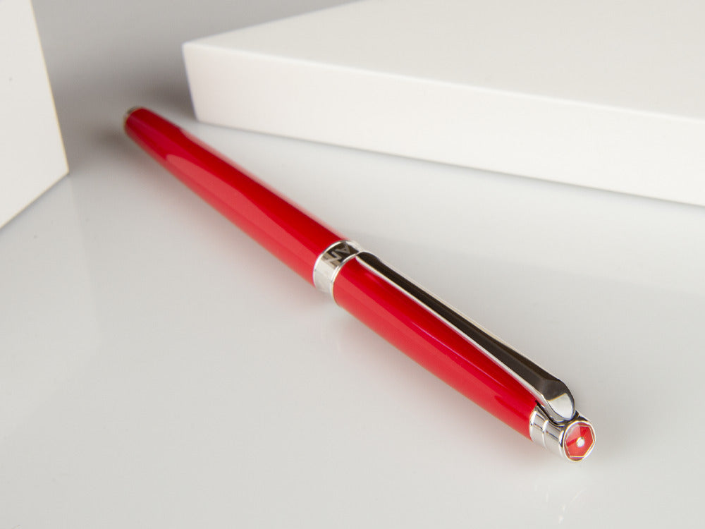 Stylo Plume Caran d´Ache Léman Slim Scarlet Red, Laque, Rouge, 4791.770