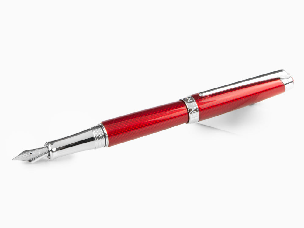 Stylo Plume Caran d´Ache Léman Rouge Carmin, Rhodium, Rouge, 4799.580