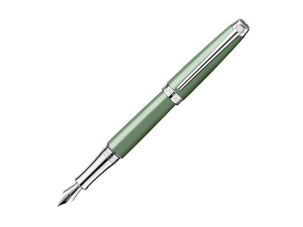 Stylo Plume Caran d'Ache Léman Vert De Gris, Laiton, Vert, 4799.713