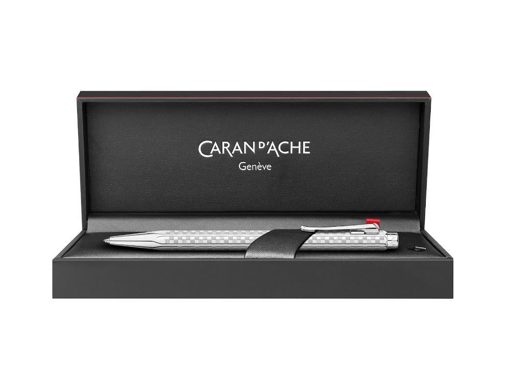 Stylo bille Caran d'Ache Ecridor Damier Laiton, Argent, 890.566