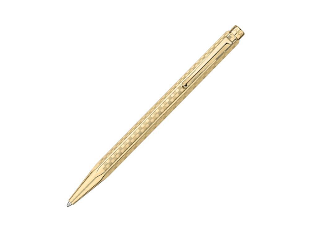 Stylo bille Caran d'Ache Damier Ecridor, Laiton, Doré, 898.568,