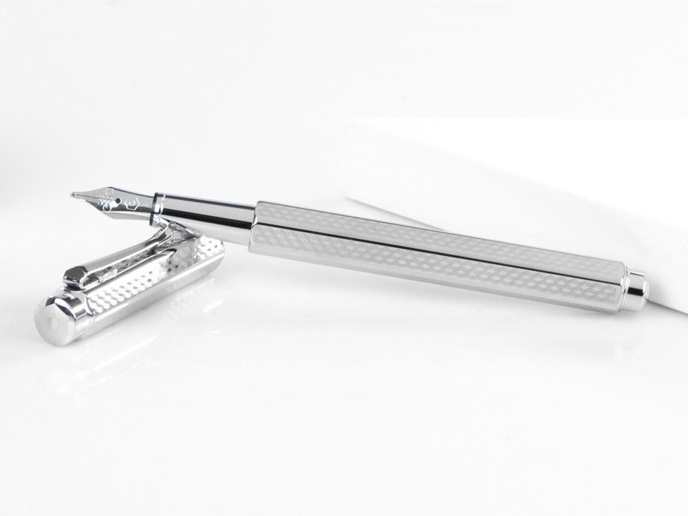 Stylo Plume Caran d´Ache Ecridor Cubrik, Palladium, Argent, 958.377