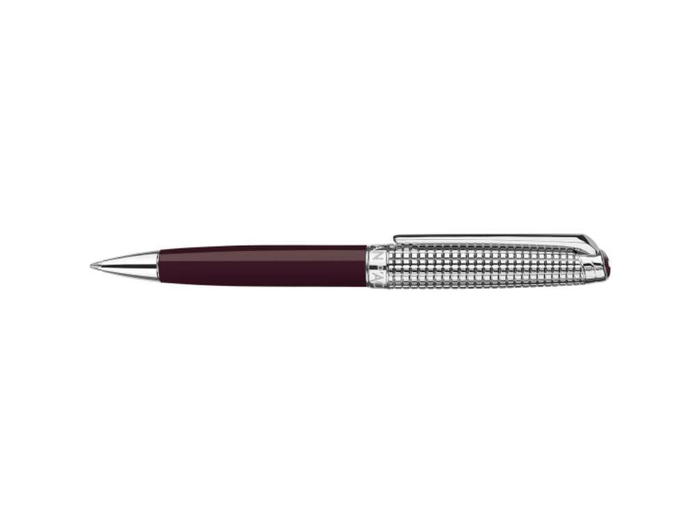 Stylo bille Caran d'Ache Léman Toile de Jouy & Leather Case, CC4789.026