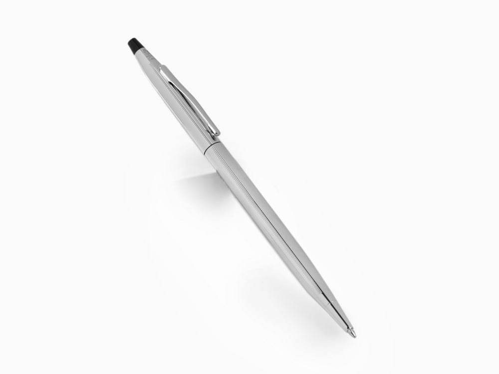 Stylo bille Cross Classic Century, Chrome, Argent, Poli, Cannelé, 3502