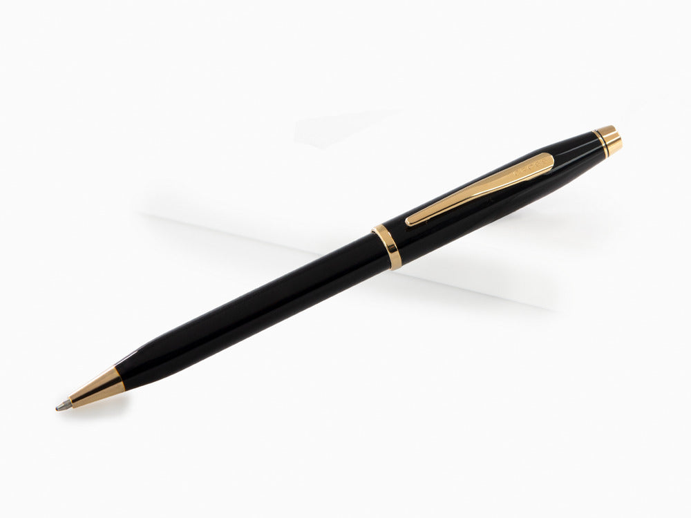Stylo Bille Cross Century II - Laque Noire et Or