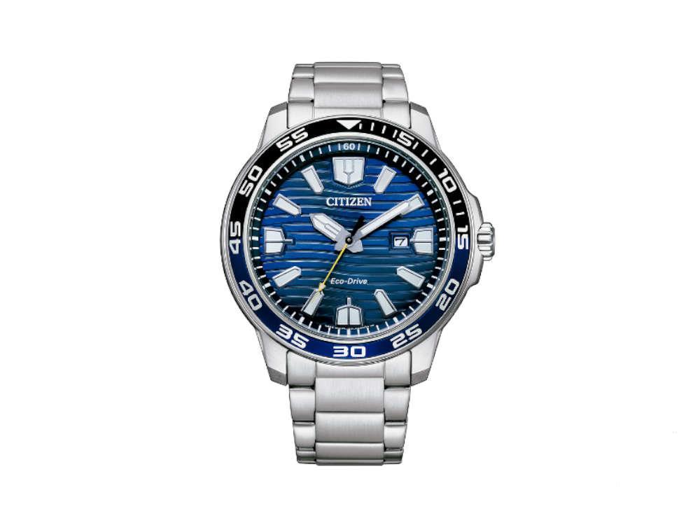 Montre à Quartz Citizen OF, Bleu, 45,5mm, 10 atm, AW1525-81L