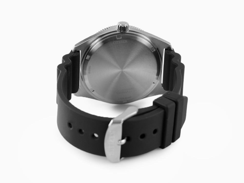 Montre à Quartz Citizen OF, Noir, 43 mm, Caoutchouc, 10 atm, AW1769-10E