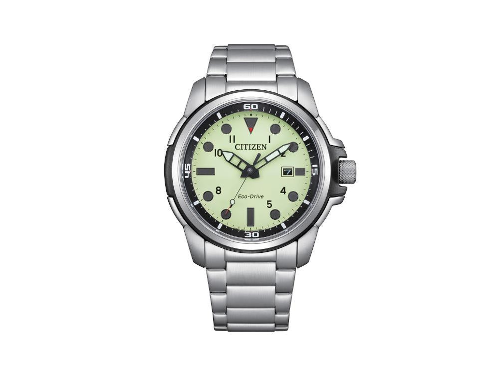 Montre à Quartz Citizen OF, Vert, 44 mm, 10 atm, AW1800-89X