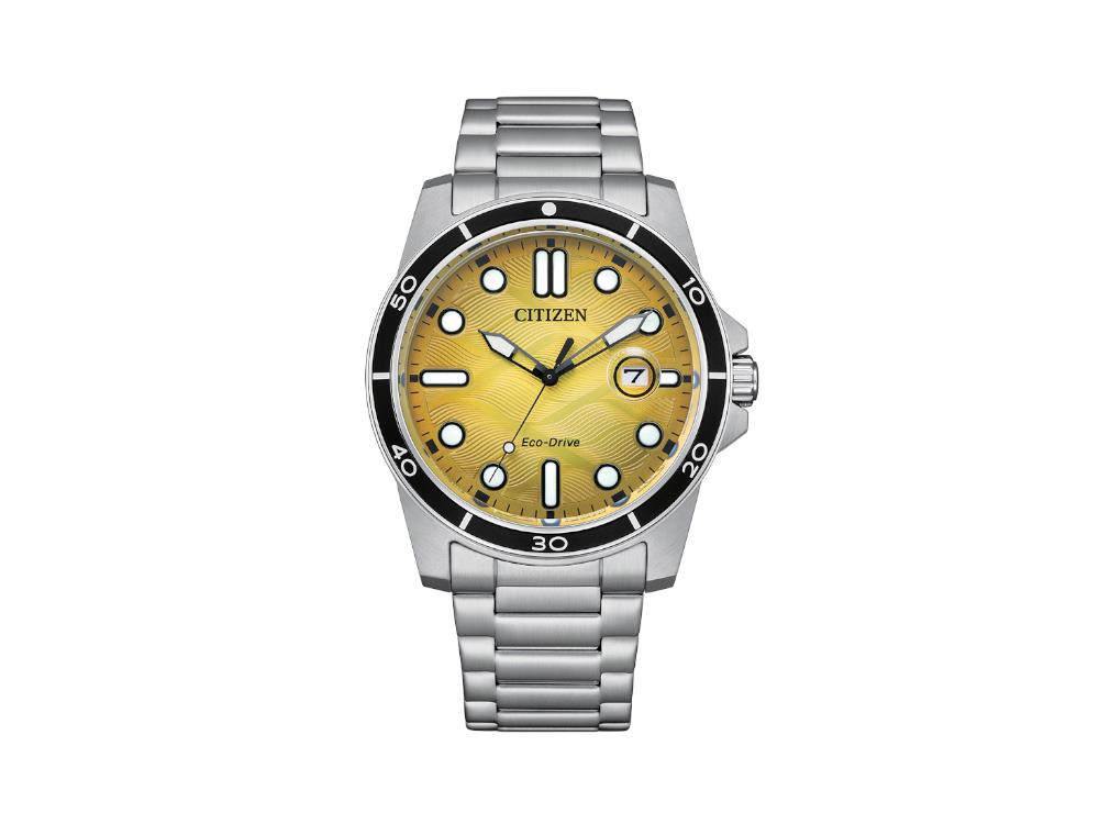 Montre à Quartz Citizen OF, Jaune, 41.5 mm, 10 atm, AW1816-89X