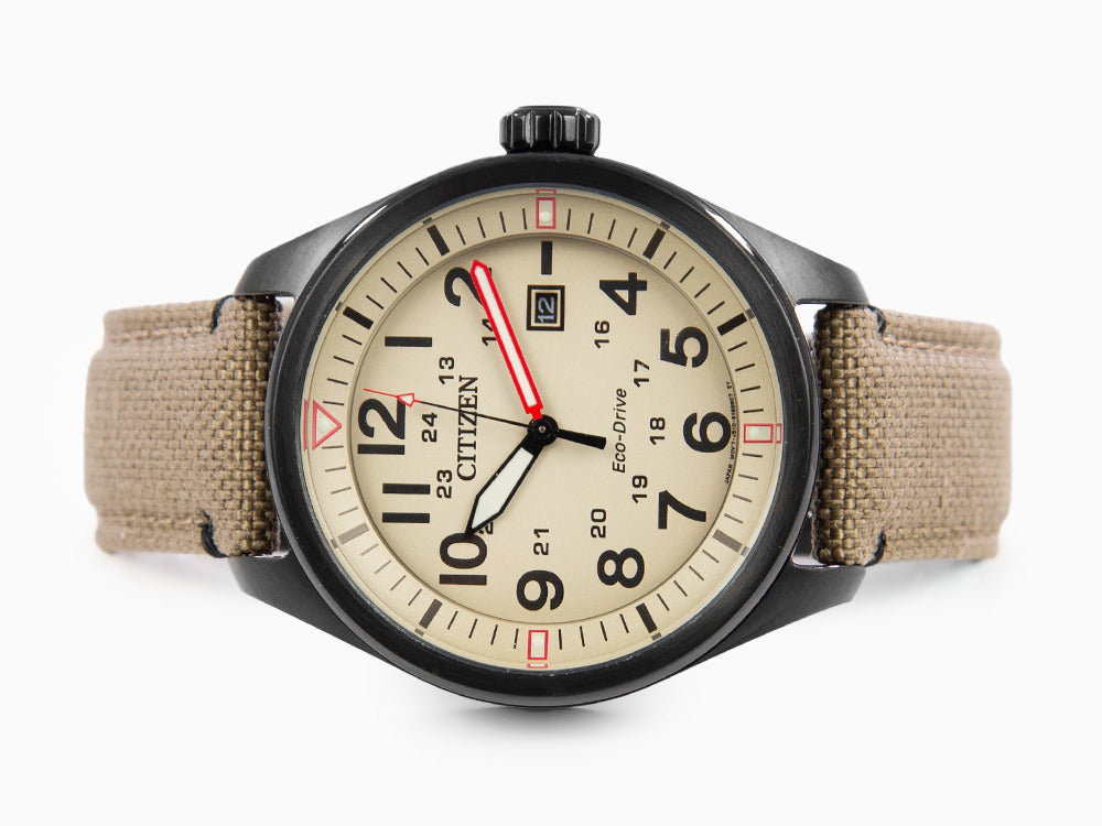 Montre à Quartz Citizen OF, Eco Drive J810, 42.6 mm, Nylon, 10 atm, AW5005-12X