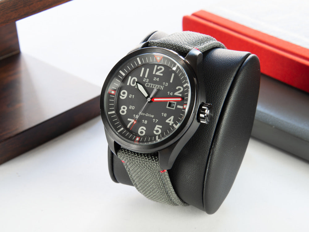 Montre à Quartz Citizen OF, Eco Drive J810, 42.6 mm, Nylon, 10 atm, AW5005-39H