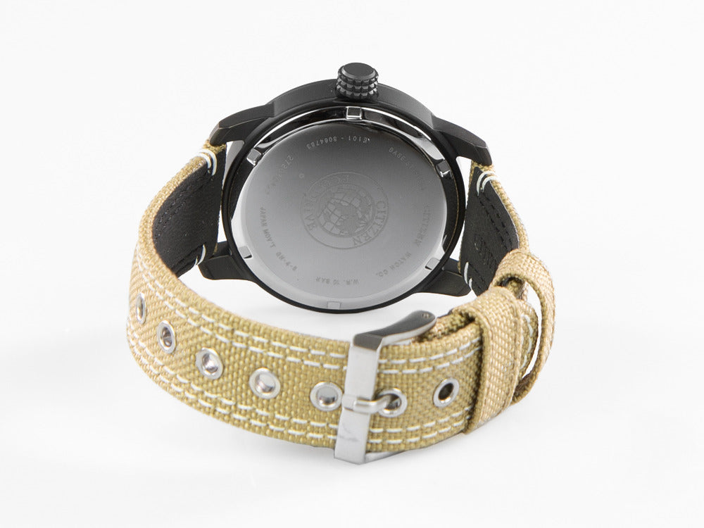 Montre à Quartz Citizen OF, Eco Drive, 42 mm, Bracelet en cuir, BM8476-23E