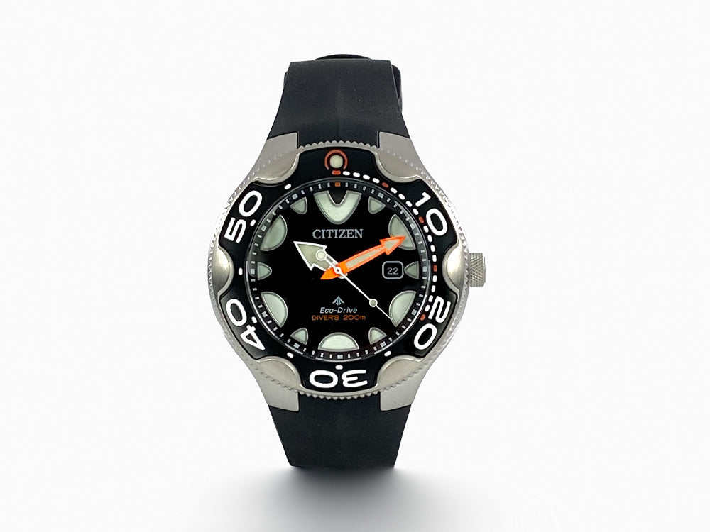 Montre à Quartz Citizen Promaster Orca, 46 mm, Noir, 20 atm, BN0230-04E