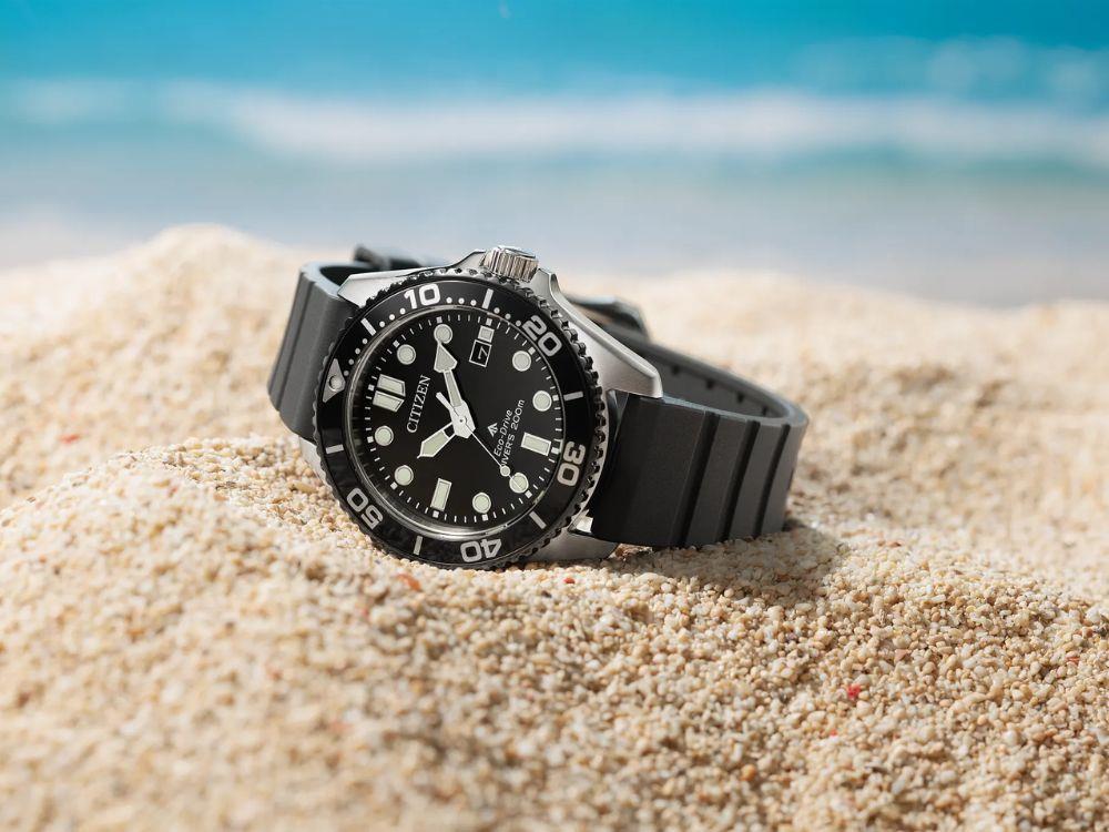 Montre à Quartz Citizen Promaster, 40.5 mm, Noir, 20 atm, BN0266-07E