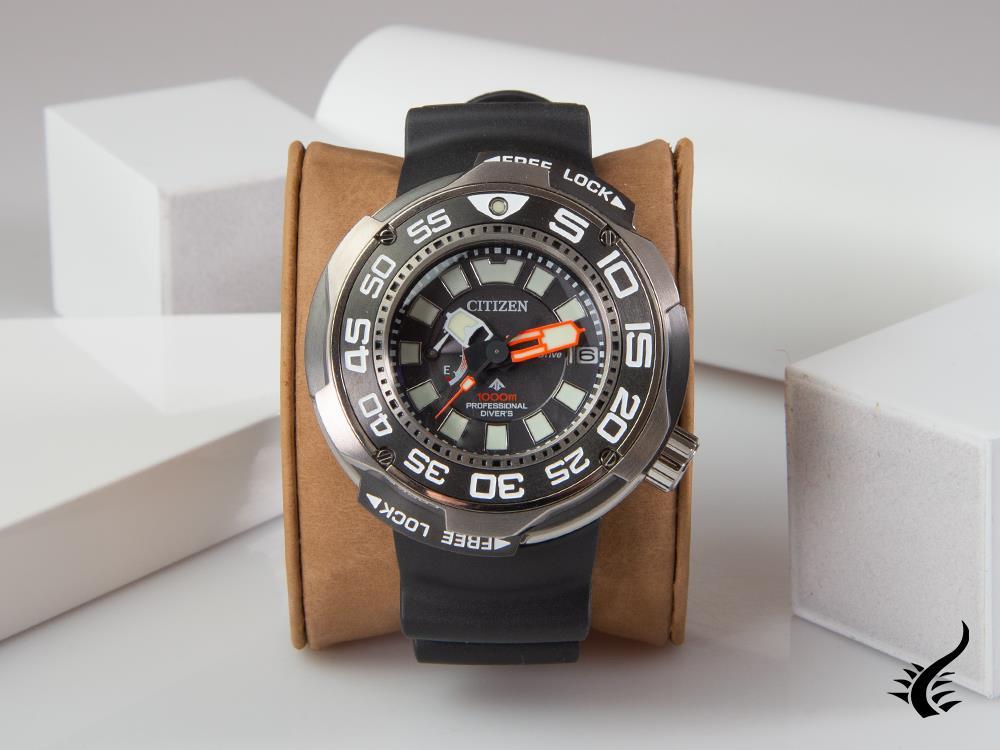 Montre à Quartz Citizen Promaster, J210, 52.5 mm, Noir, 100 atm, BN7020-09E