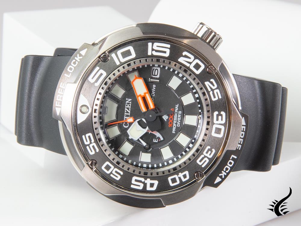 Montre à Quartz Citizen Promaster, J210, 52.5 mm, Noir, 100 atm, BN7020-09E