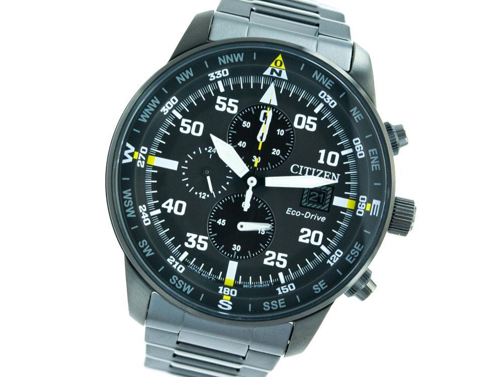 Montre à Quartz Citizen OF, Eco Drive B612, Noir, 44 mm, 10 atm, CA0695-84E