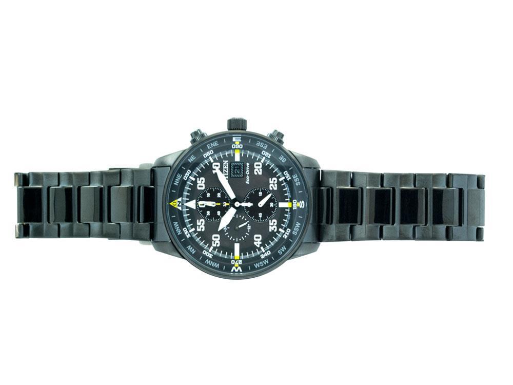 Montre à Quartz Citizen OF, Eco Drive B612, Noir, 44 mm, 10 atm, CA0695-84E