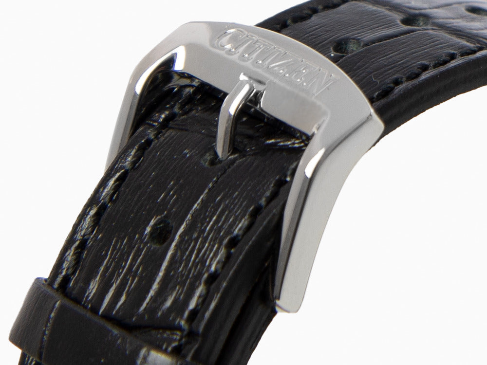 Montre à Quartz Citizen OF Chrono, Vert, 42 mm, Bracelet en cuir, CA7069-24X