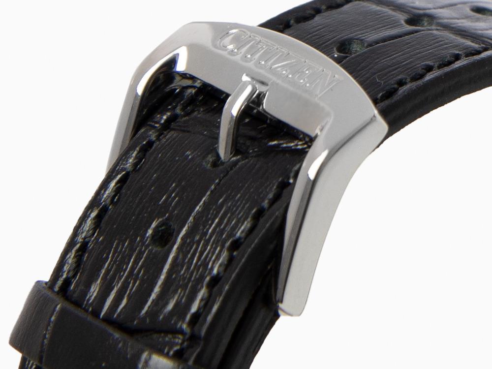 Montre à Quartz Citizen OF Chrono, Vert, 42 mm, Bracelet en cuir, CA7069-24X