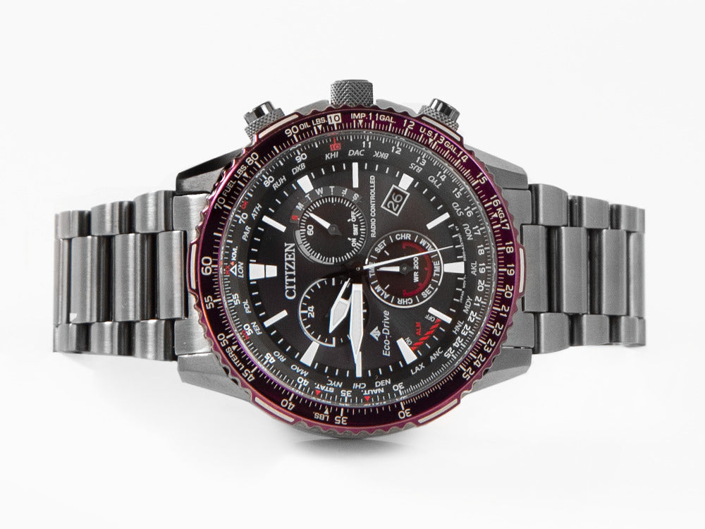 Montre à Quartz Citizen Promaster Pilot, 40.9 mm, Noir, 20 atm, CB5009-55E