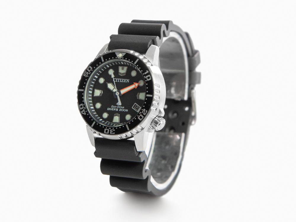 Montre à Quartz Citizen Promaster Aqualand I, 36.5 mm, Noir, 20 atm, EO2020-08E