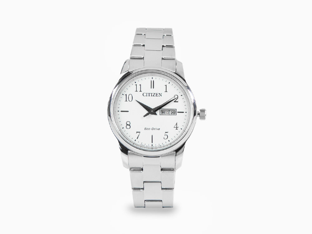 Montre à Quartz Citizen OF Lady, Eco Drive E001, 30 mm, Blanc, EW3260-84A