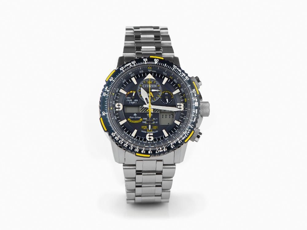 Montre à Quartz Citizen Promaster Blue Angels, 45 mm, Bleu, 20 atm, JY8078-52L