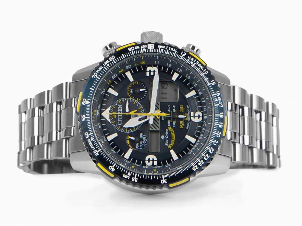 Montre à Quartz Citizen Promaster Blue Angels, 45 mm, Bleu, 20 atm, JY8078-52L