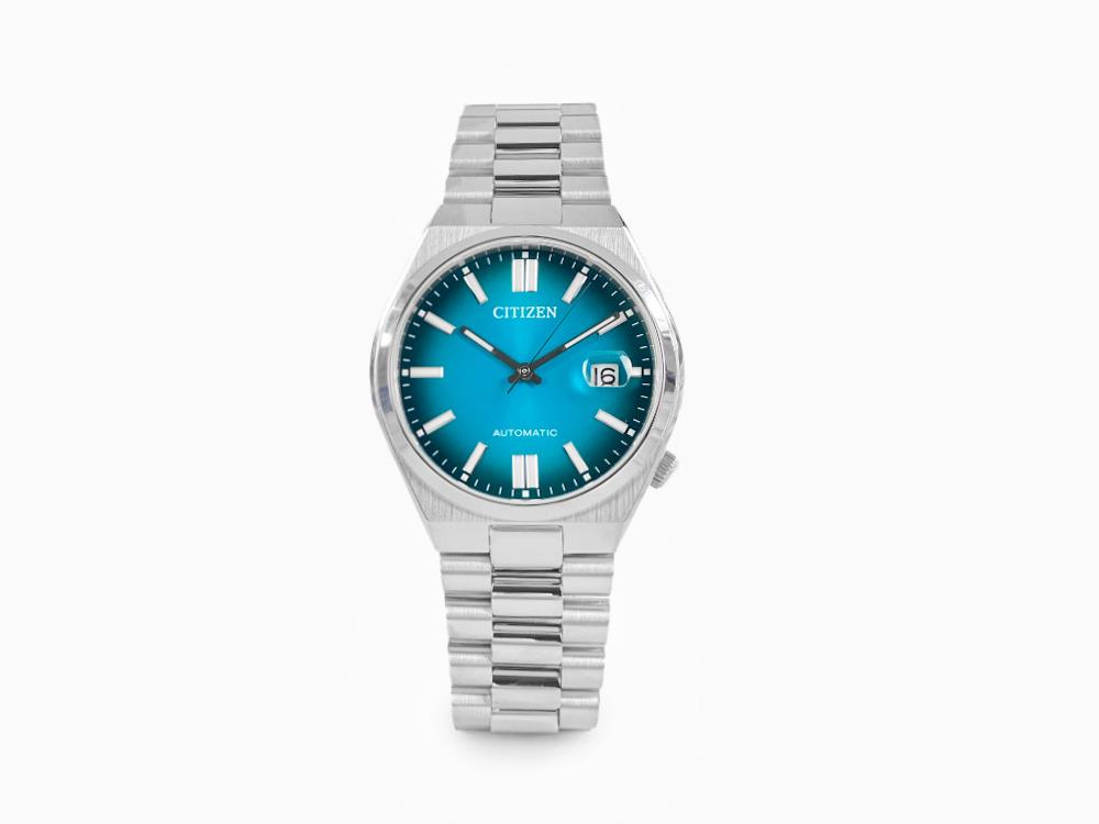 Montre Automatique Citizen Tsuyosa, Citizen 8210, 40 mm, Bleu, NJ0151-88X