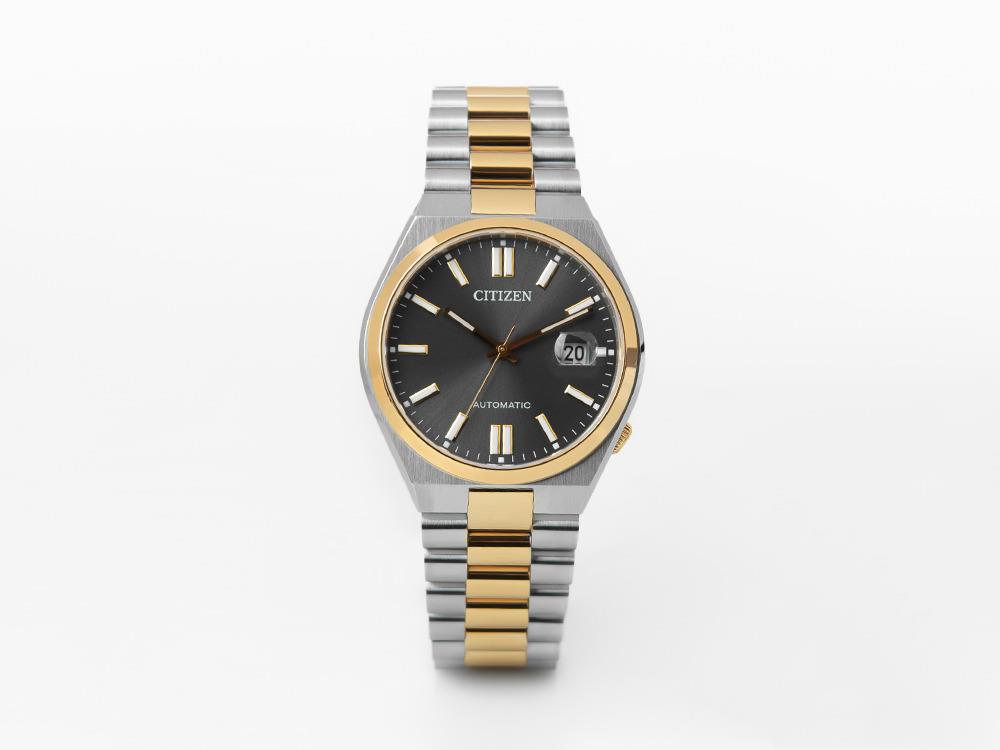 Montre Automatique Citizen NJ0150 Series Tsuyosa, PVD, 40 mm, Noir, NJ0154-80H
