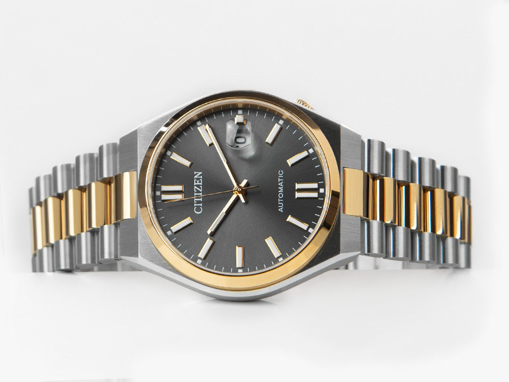 Montre Automatique Citizen NJ0150 Series Tsuyosa, PVD, 40 mm, Noir, NJ0154-80H