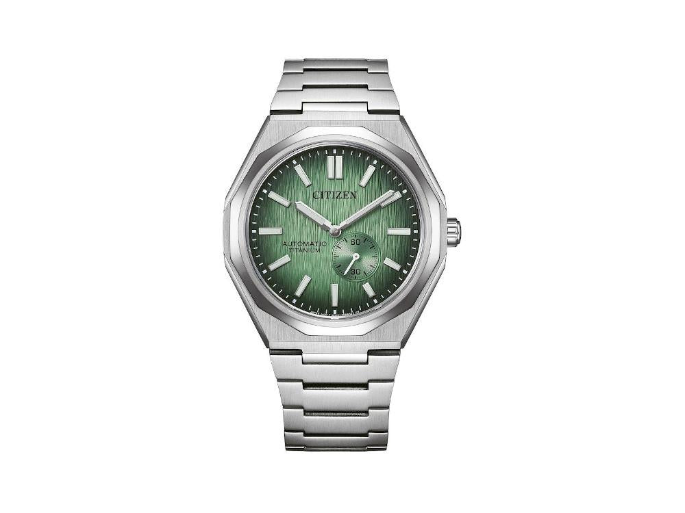 Montre Citizen Super Titanium Zenshin 60, 40.5 mm, Vert, NK5020-58X