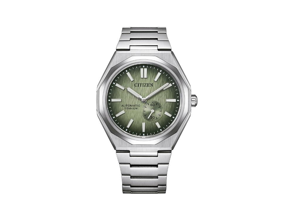 Montre Citizen Super Titanium Zenshin 60, 40.5 mm, Vert, NK5020-58X