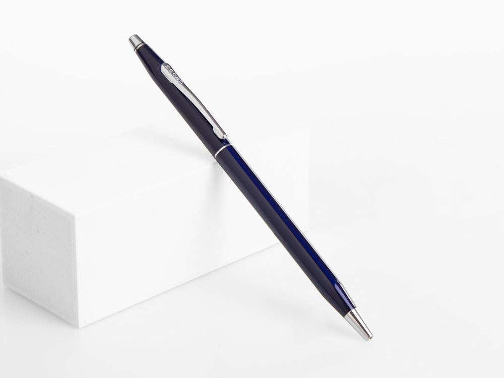 Stylo bille Cross Classic Century, Laque, Bleu, Poli, Attributs Chromés