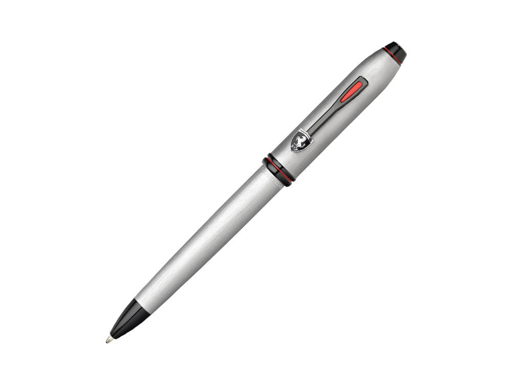 Stylo bille Cross Townsend Scuderia Ferrari, Aluminium, Gris, Brossé, FR0042-61